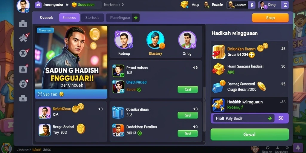 Pengalaman bermain yang mendebarkan dan menyenangkan.