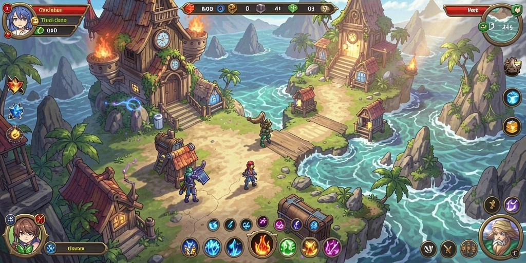 Ruang multiplayer untuk bersaing dengan teman.
