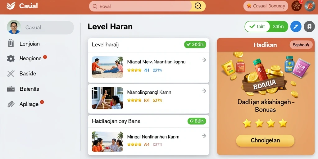Fitur bonus yang menarik dan membuat permainan semakin seru.