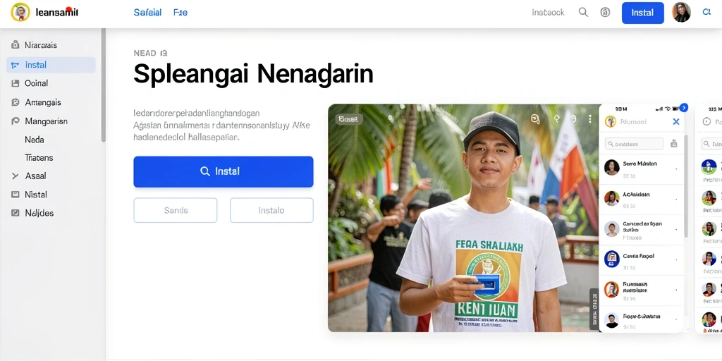 Komunitas aktif dengan banyak interaksi sosial.