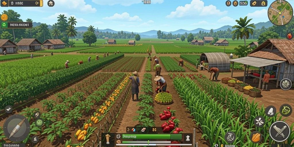 Pertarungan seru melawan monster ganas di RPGAME.