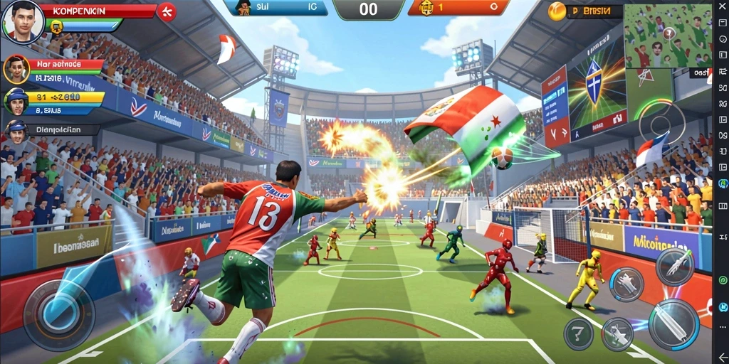 Mode multiplayer yang mendebarkan dengan teman-teman.
